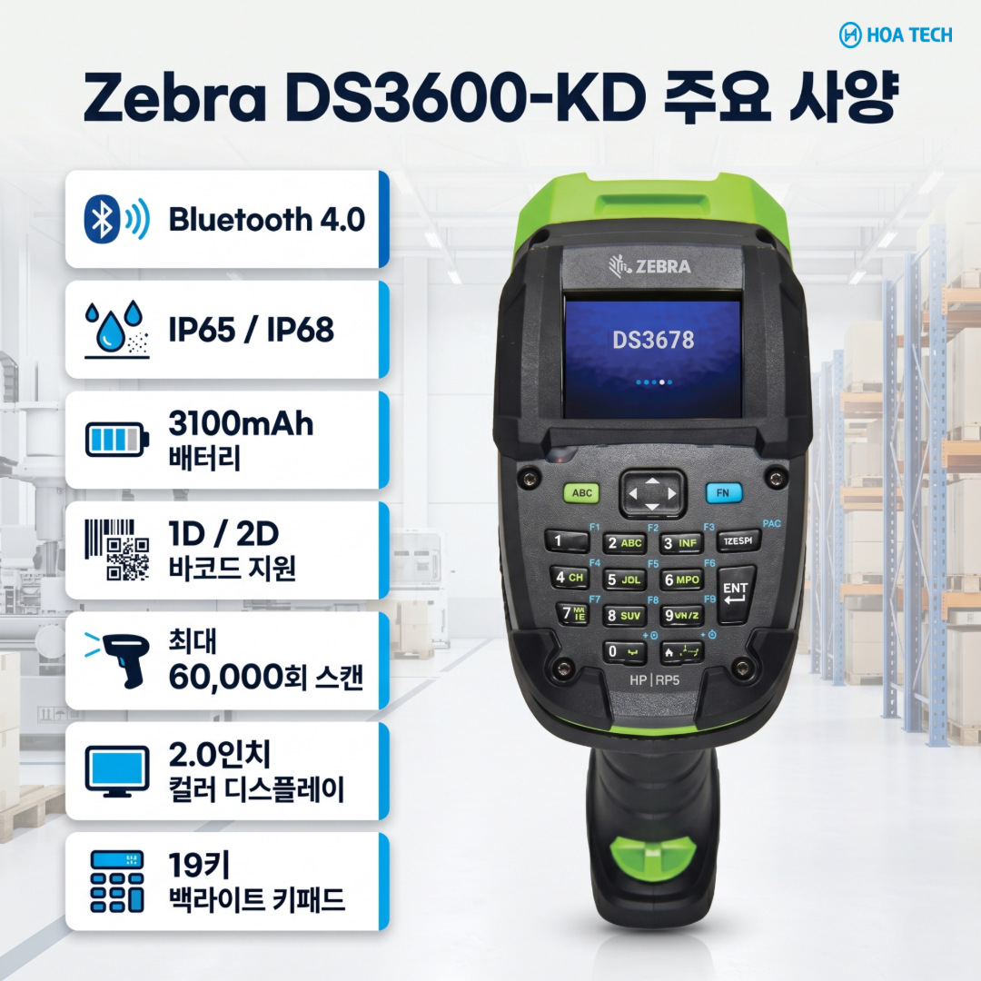 ZebraDS3600KD,산업용바코드스캐너,무선바코드스캐너,Zebra스캐너,물류스캐너,제조업스캐너,2D바코드스캐너,재고관리스캐너,울트라러기드스캐너,산업용스캐너