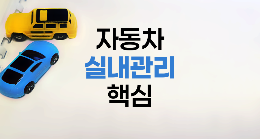 자동차 실내 관리의 핵심 포인트