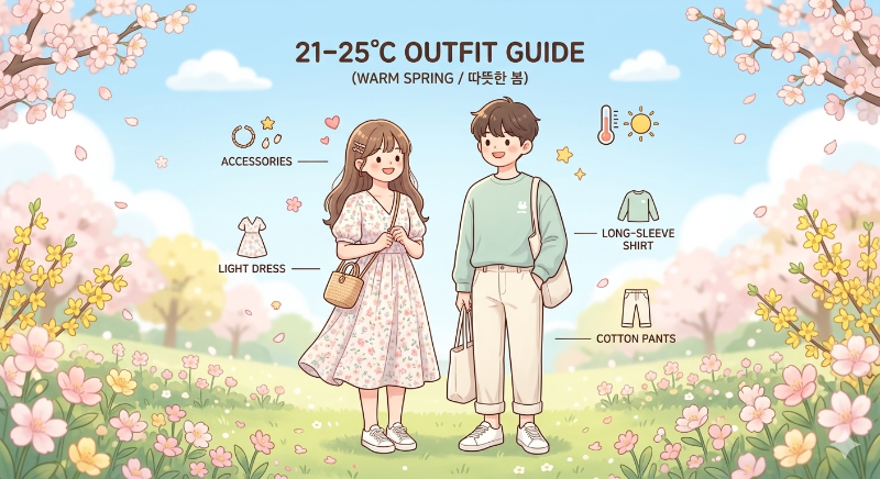 21~25도 옷차림 (초여름 날씨)