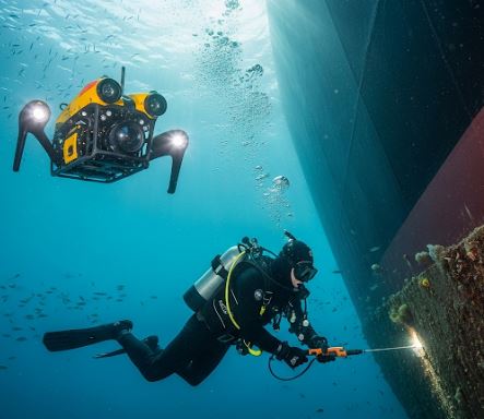 부산신항 다이버