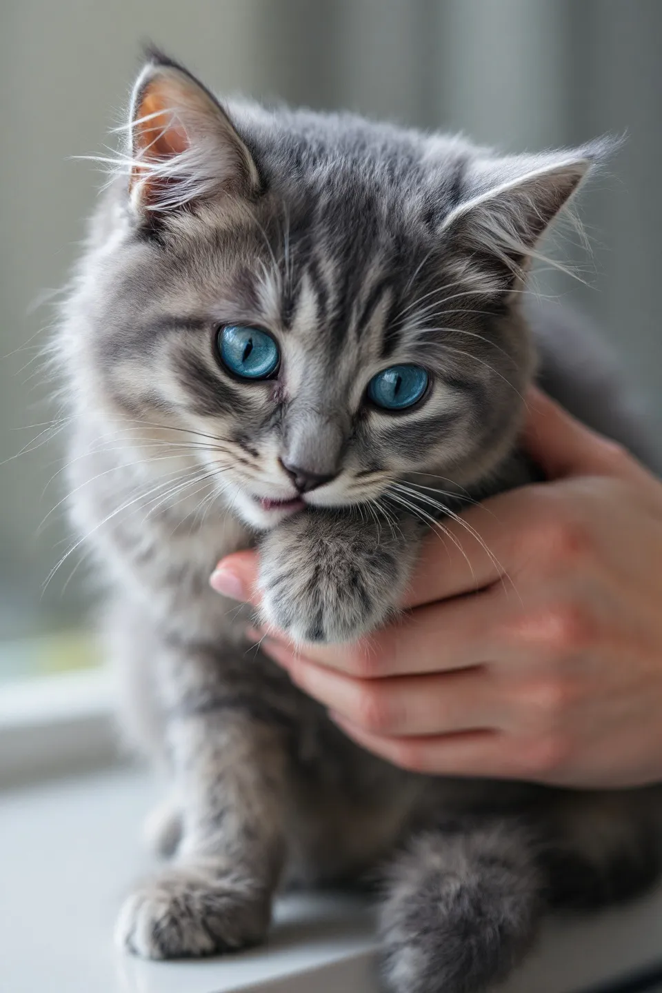 🐾 고양이가 발을 핥는 이유