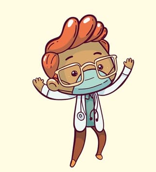 마스크를끼고있는의사