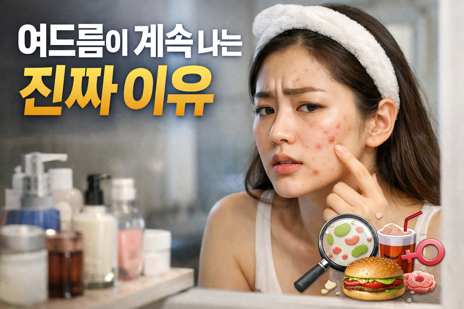여드름 원인