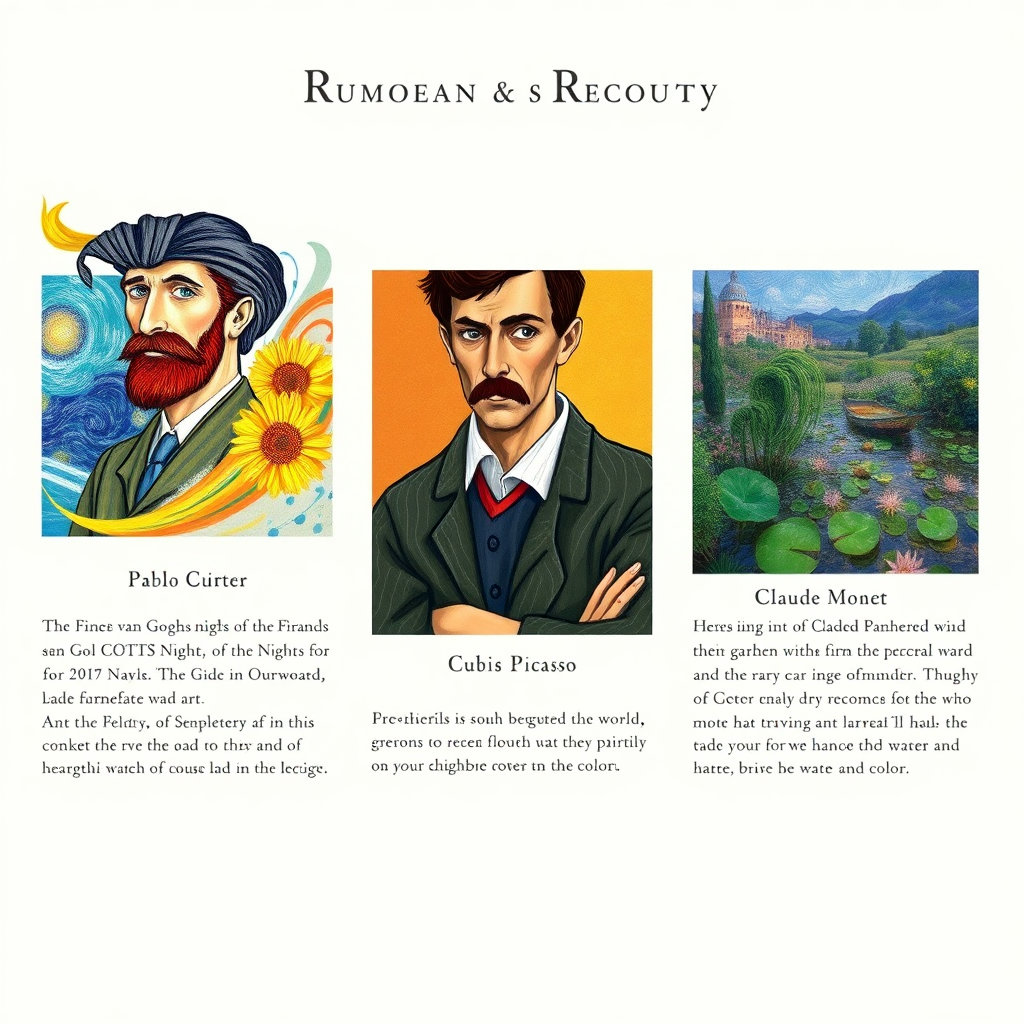 유럽 대표 화가 3인 분석 (작품 세계와 인기 이유)