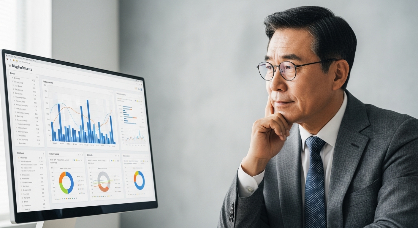 수익 글 구조를 분석하는 장면