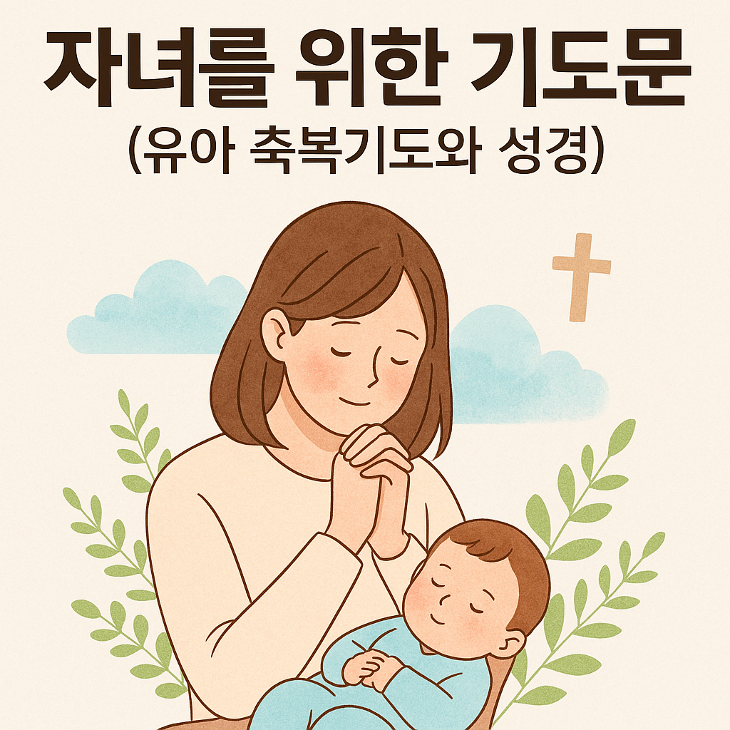 자녀를 위한 기도문