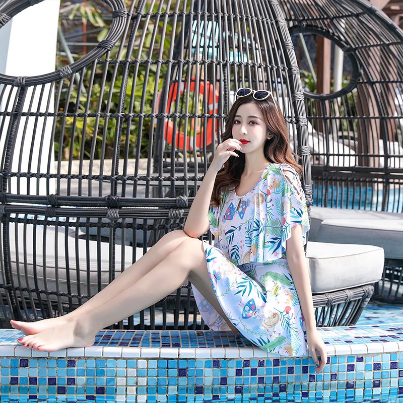 휴양지 풀타임 수영복 뱃살커버 플로움 수영복