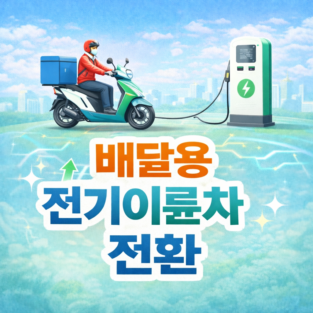 2035년까지 배달용 전기이륜차 60% 전환 정책 총정리