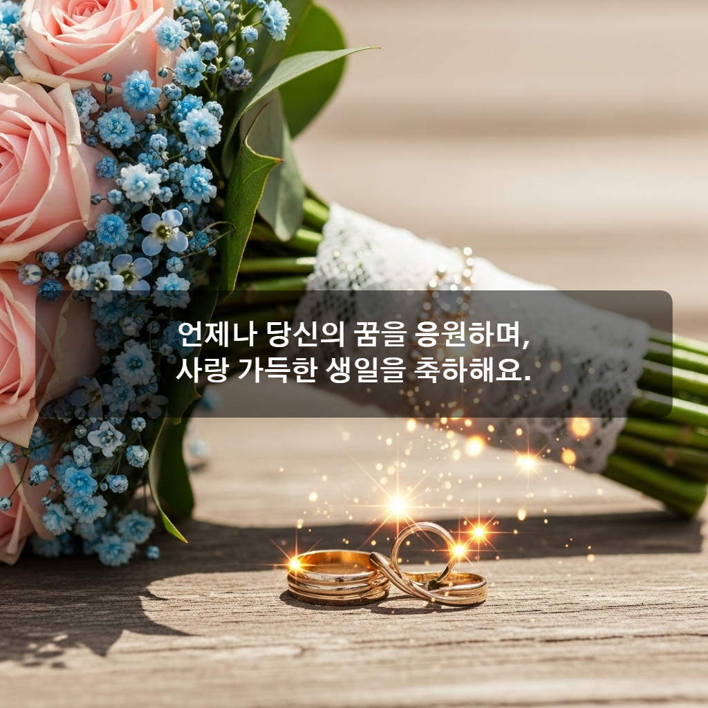 생일축하 꽃다발 이미지 문구 모음 메세지