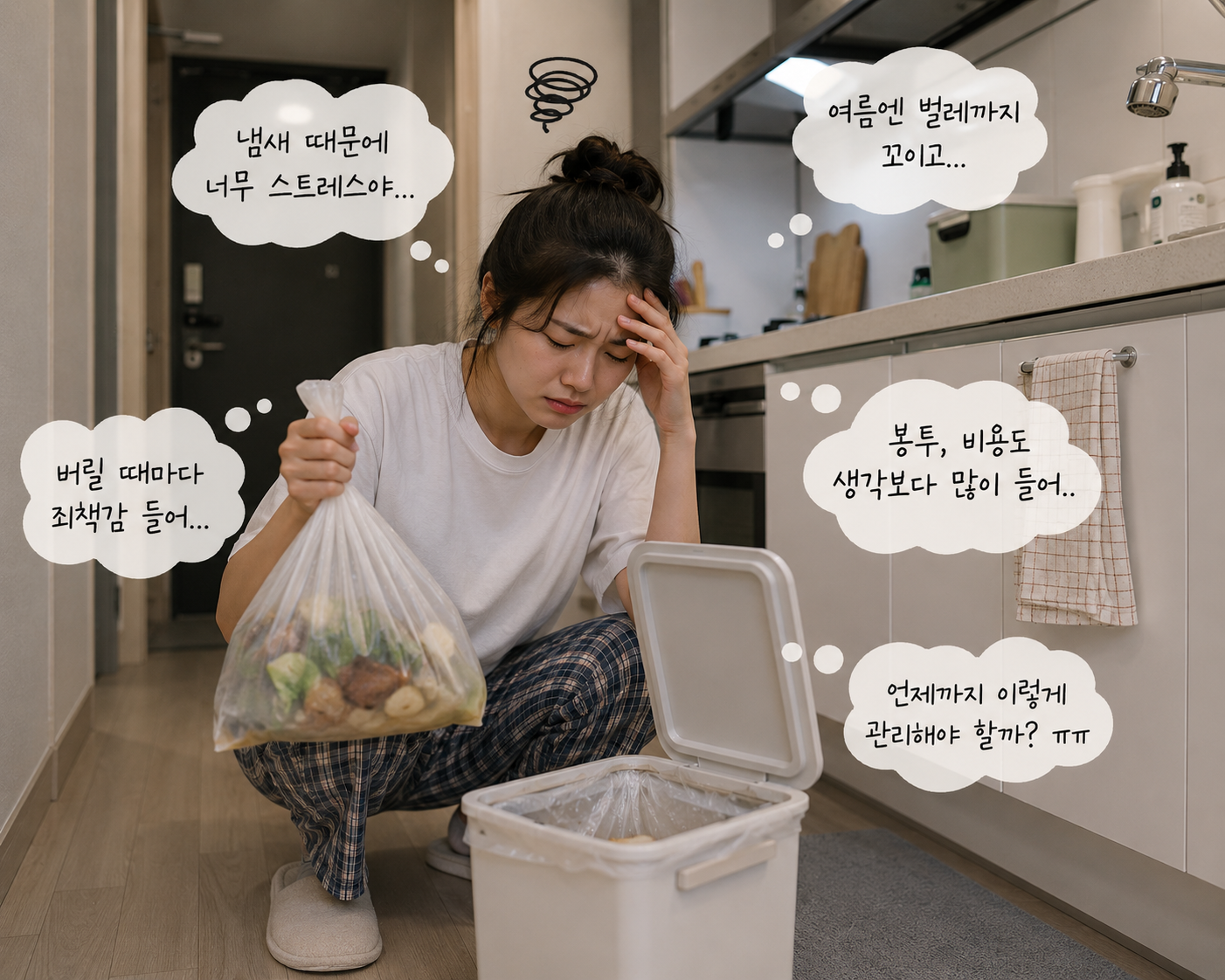 음식물쓰레기 스트레스 줄이는 현실적인 방법 (음식물 분리배출 방법까지)