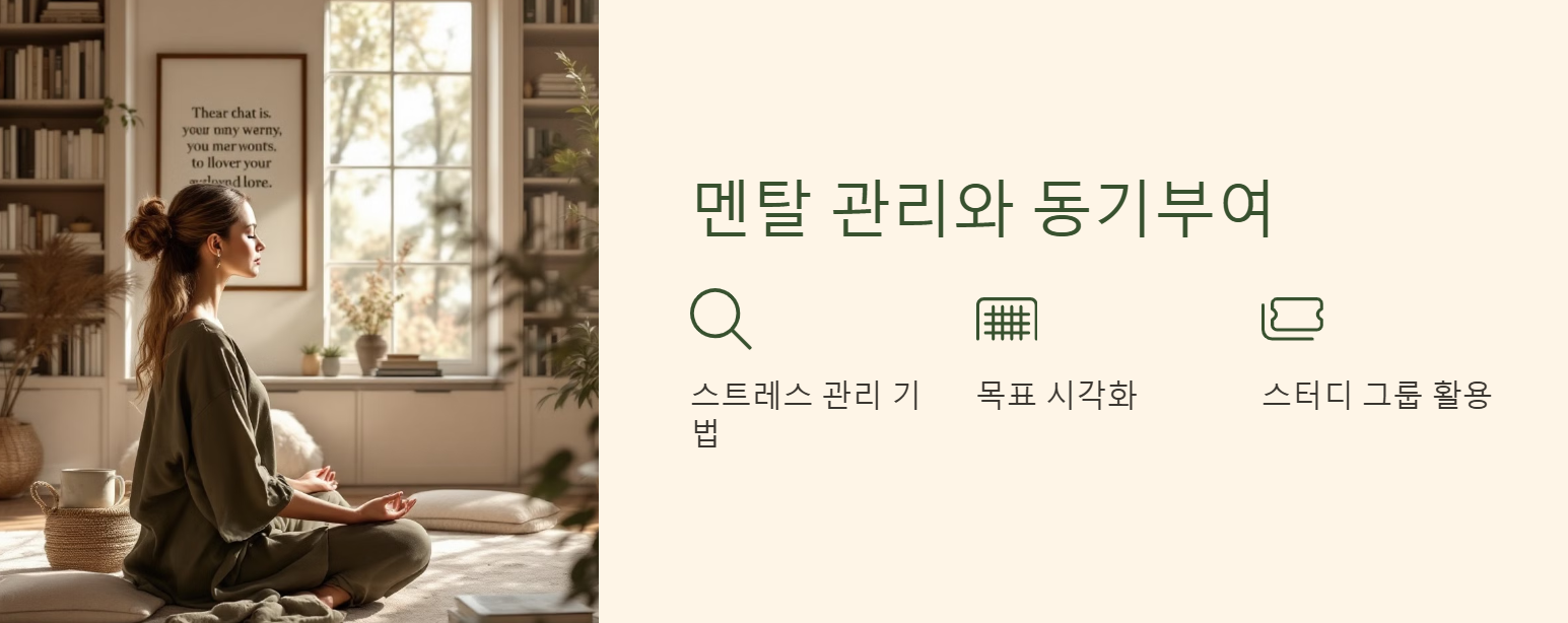 멘탈 관리와 동기부여