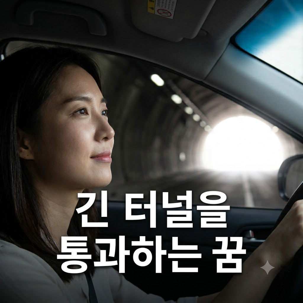 긴 터널 통과하는 꿈