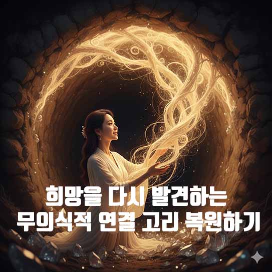 절망의 터널 끝: 희망을 다시 발견하는 무의식적 연결 고리 복원하기