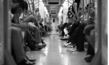 지하철 내부 모습