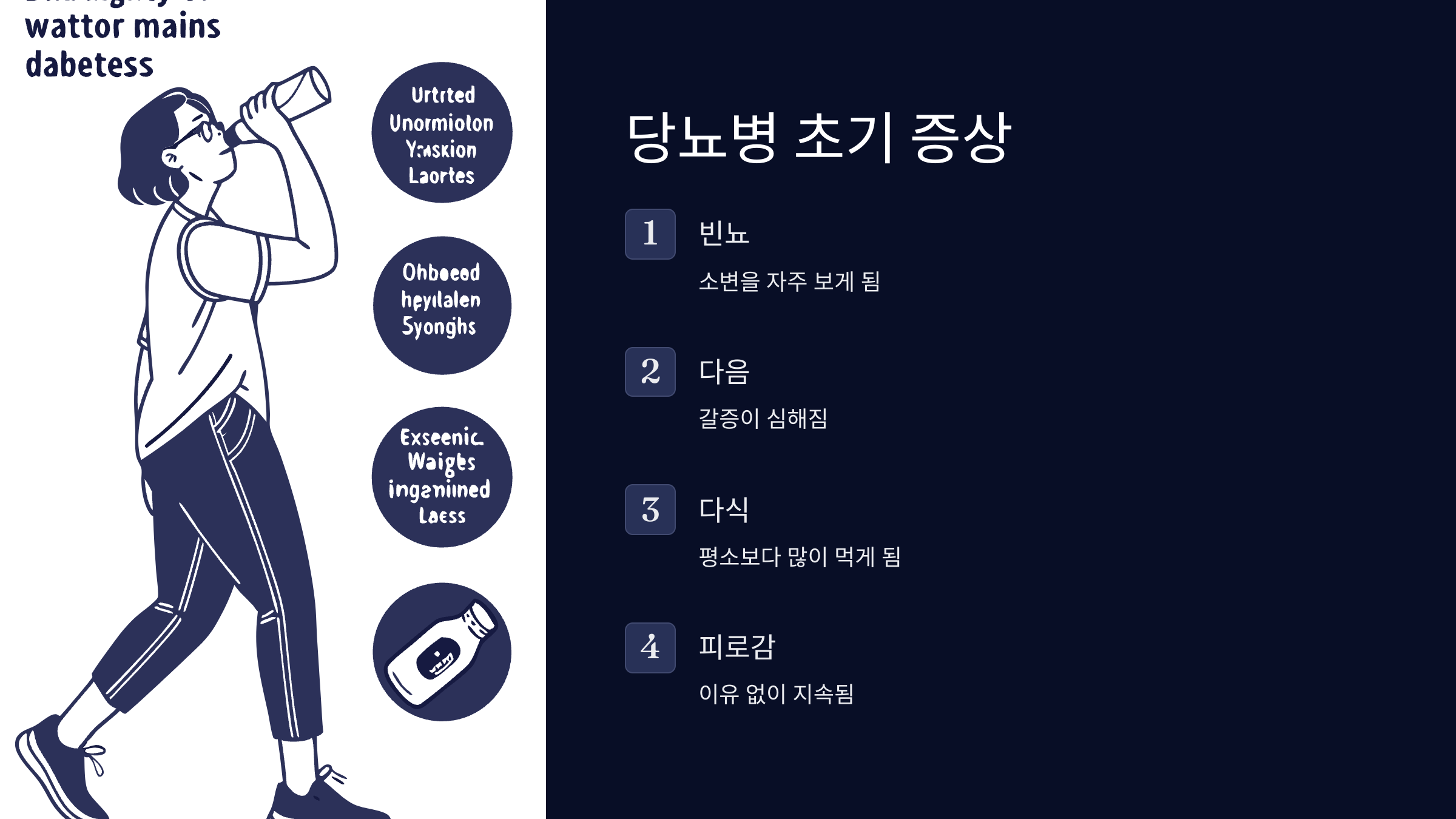 당뇨병-초기증상