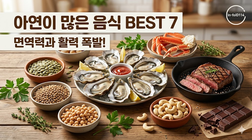 아연이 많은 음식