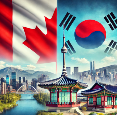 캐나다와 한국 사진