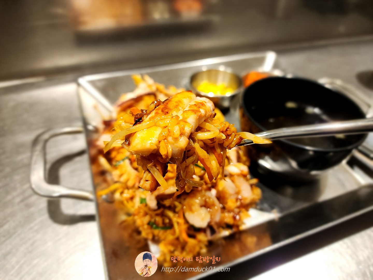 해산물 철판 볶음밥