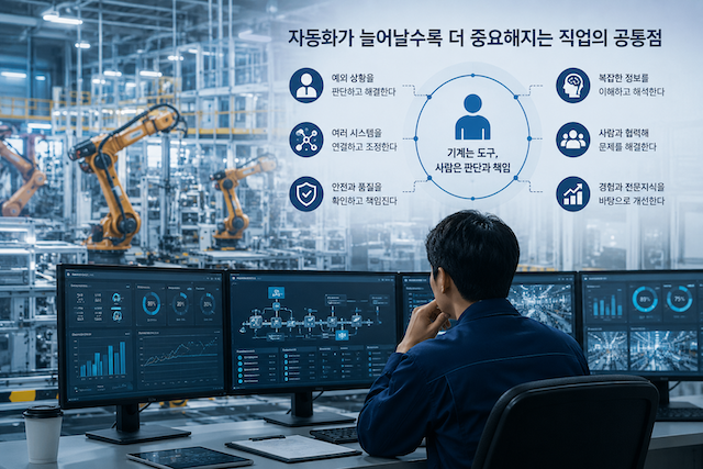 자동화가 늘어날수록 더 중요해지는 직업에는 어떤 공통점이 있을까?