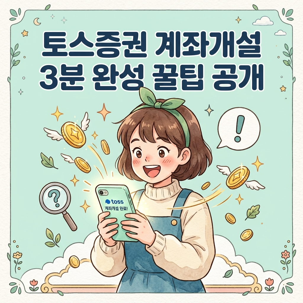 토스 주식 비대면 계좌 개설 방법
