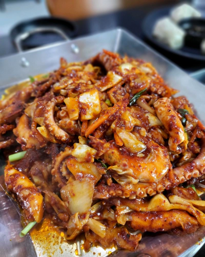 고수의 부엌 철판낙지볶음