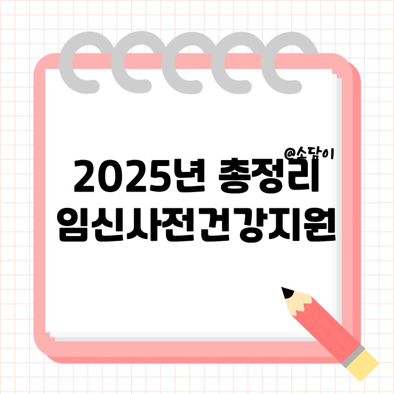임신사전건강관리지원 사업