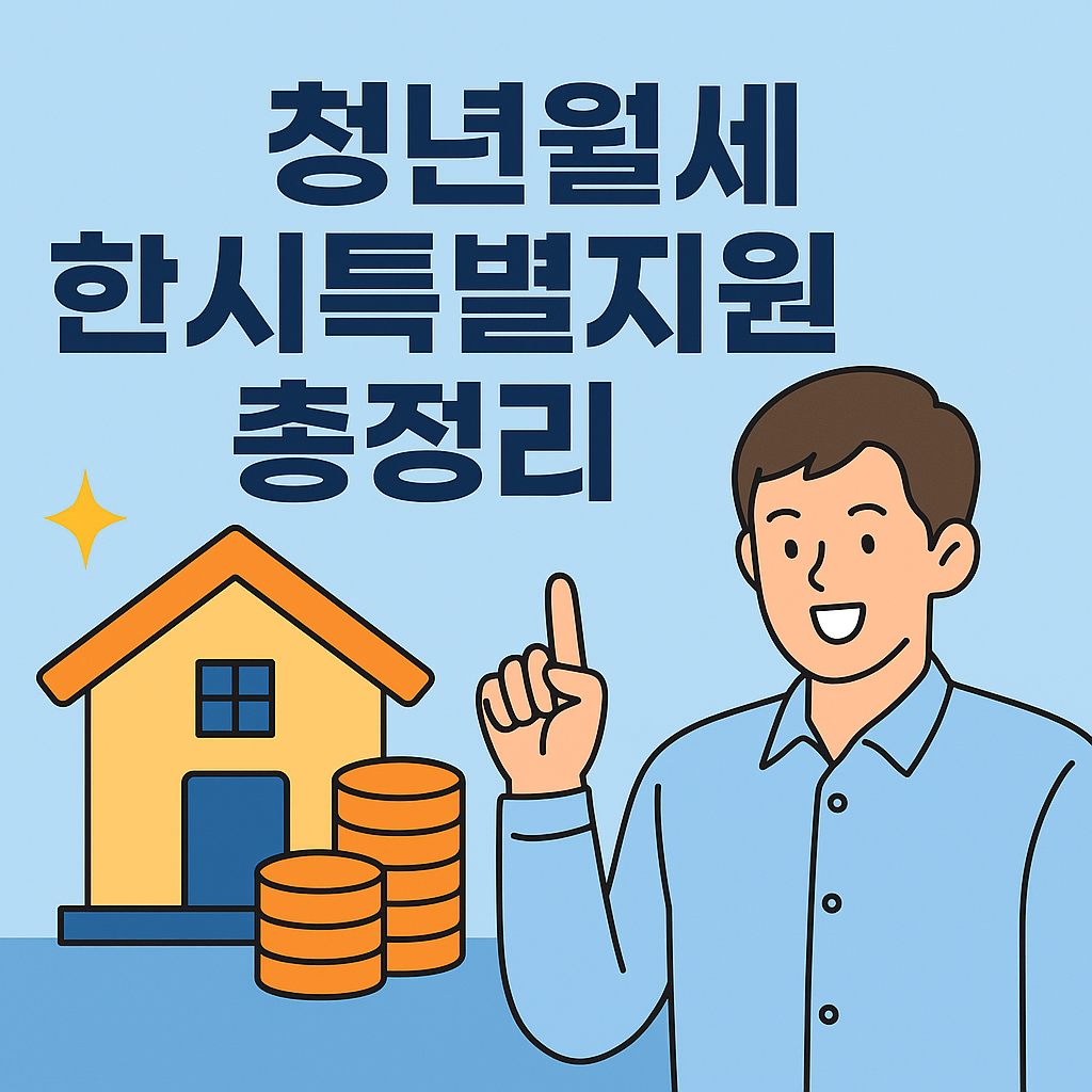 월세 20만원 x 12개월! 청년월세 한시특별지원 완전정리