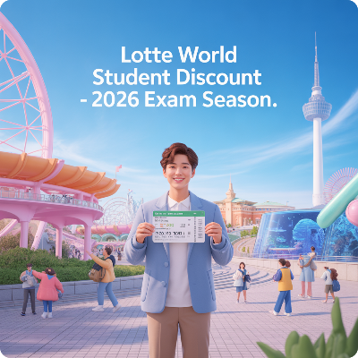 롯데월드 수험생 할인 이벤트|2026 수능 대비 이미지