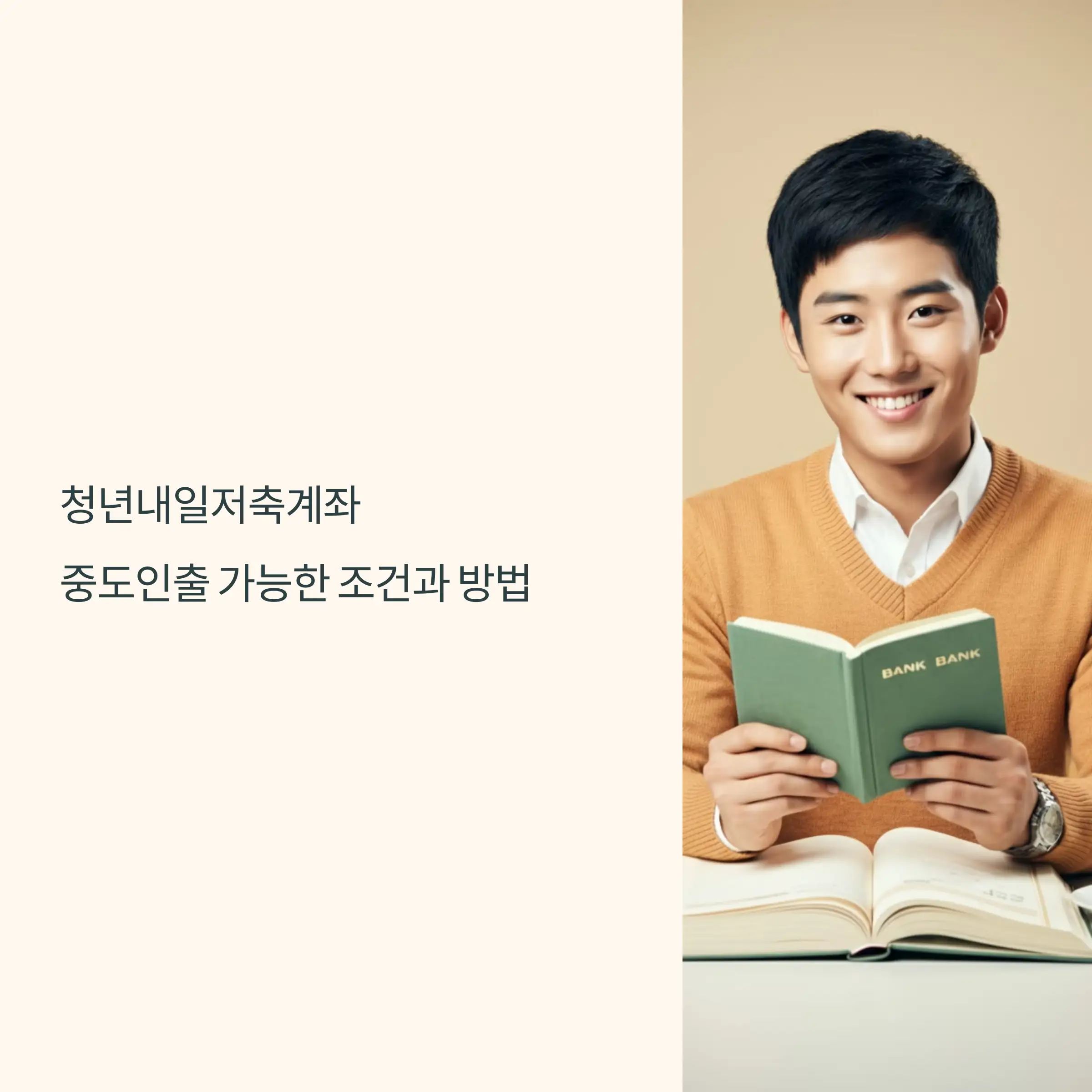 청년내일저축계좌 중도인출 가능한 조건과 방법