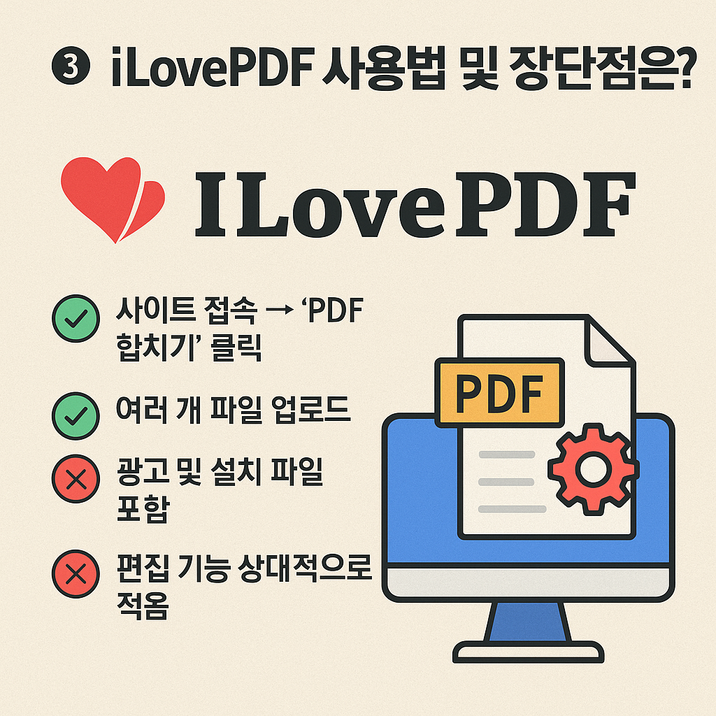 📌 3. iLovePDF 사용법 및 장단점은? - 타이틀사진