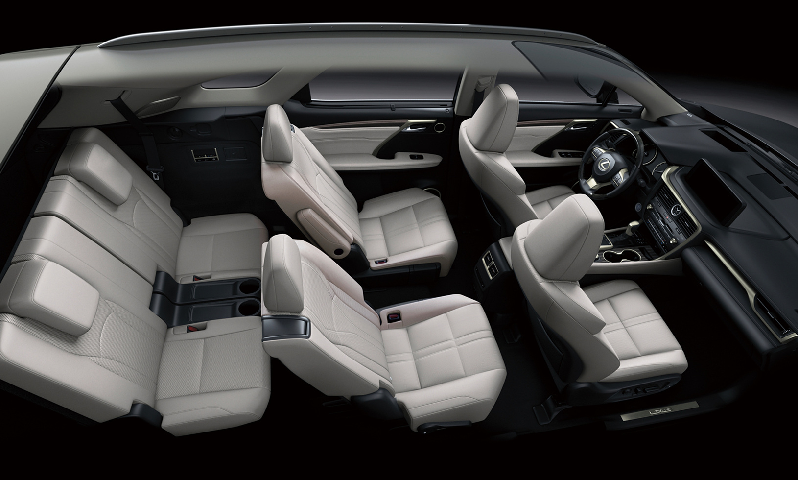 2020년형 렉서스 RX450h 실내 7인승 사진