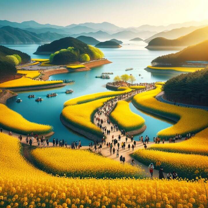 유채꽃 개화시기