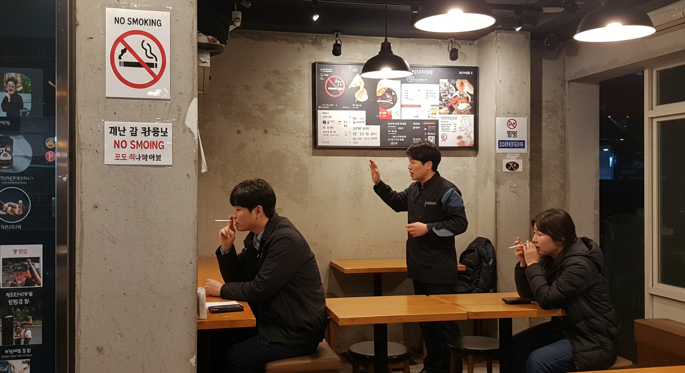 흡연 금지구역, 업주 책임, 과태료 기준