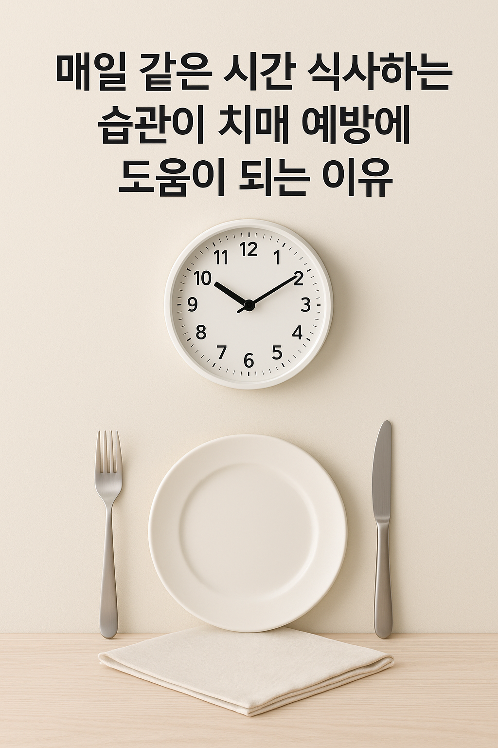 매일 같은 시간 식사하는 습관이 치매 예방에 도움이 되는 이유