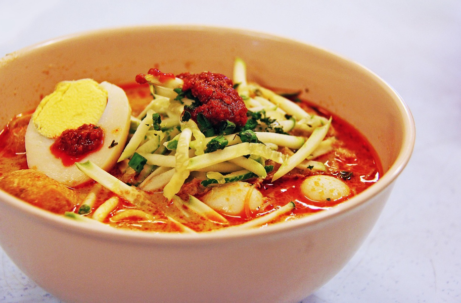 싱가포르 락사 음식 사진