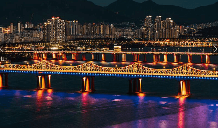 응봉산에서 바라본 야경