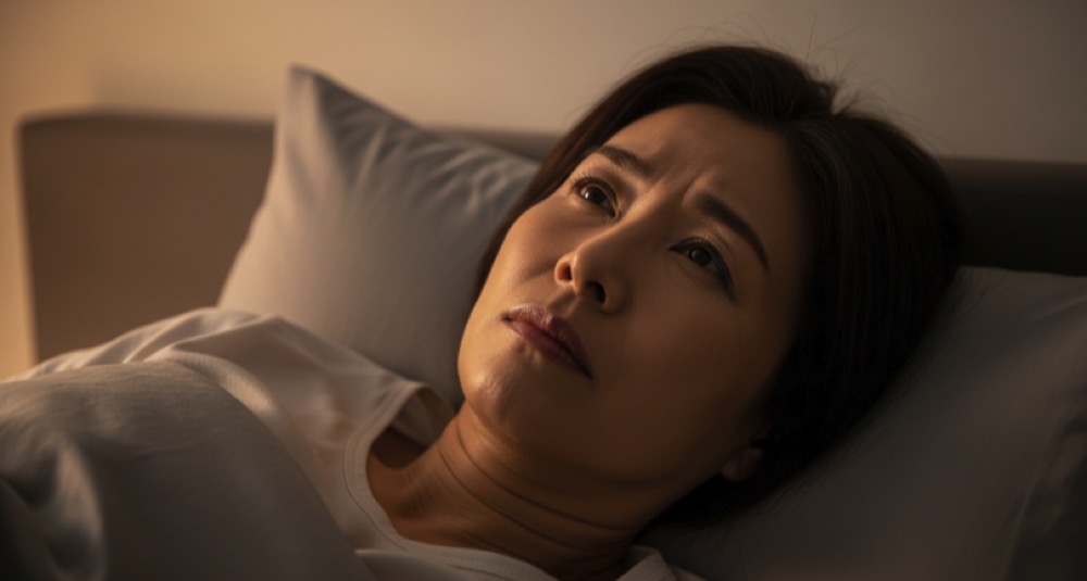 갱년기 원인과 관련된 수면 부족과 불면 상태