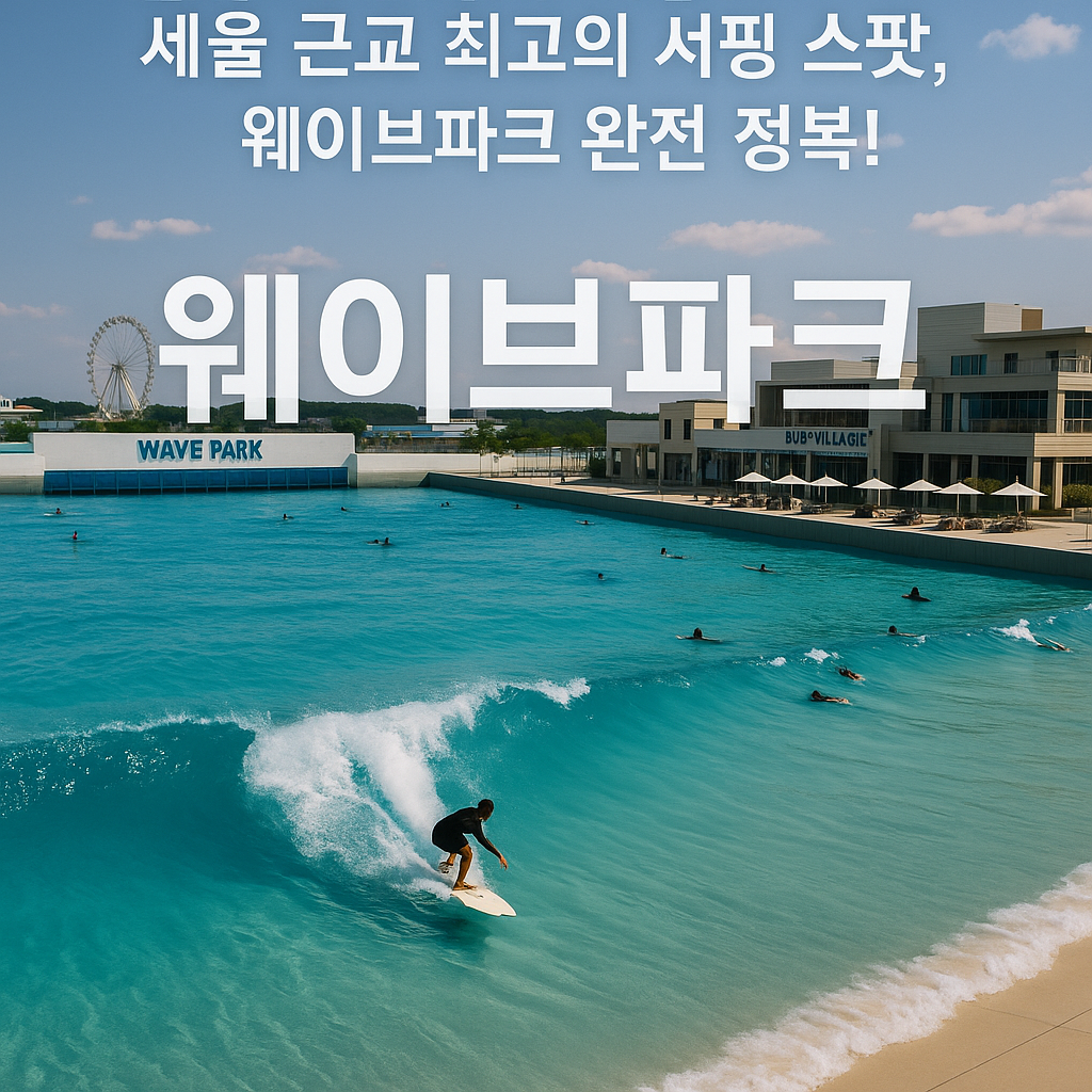 최고의 서핑 스팟, 웨이브파크