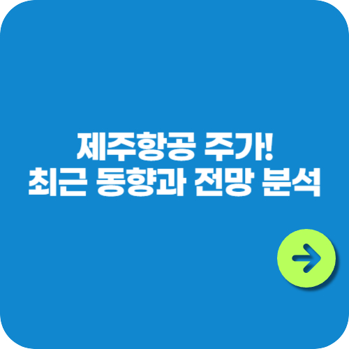 제주항공 주가, 최근 동향과 전망 분석