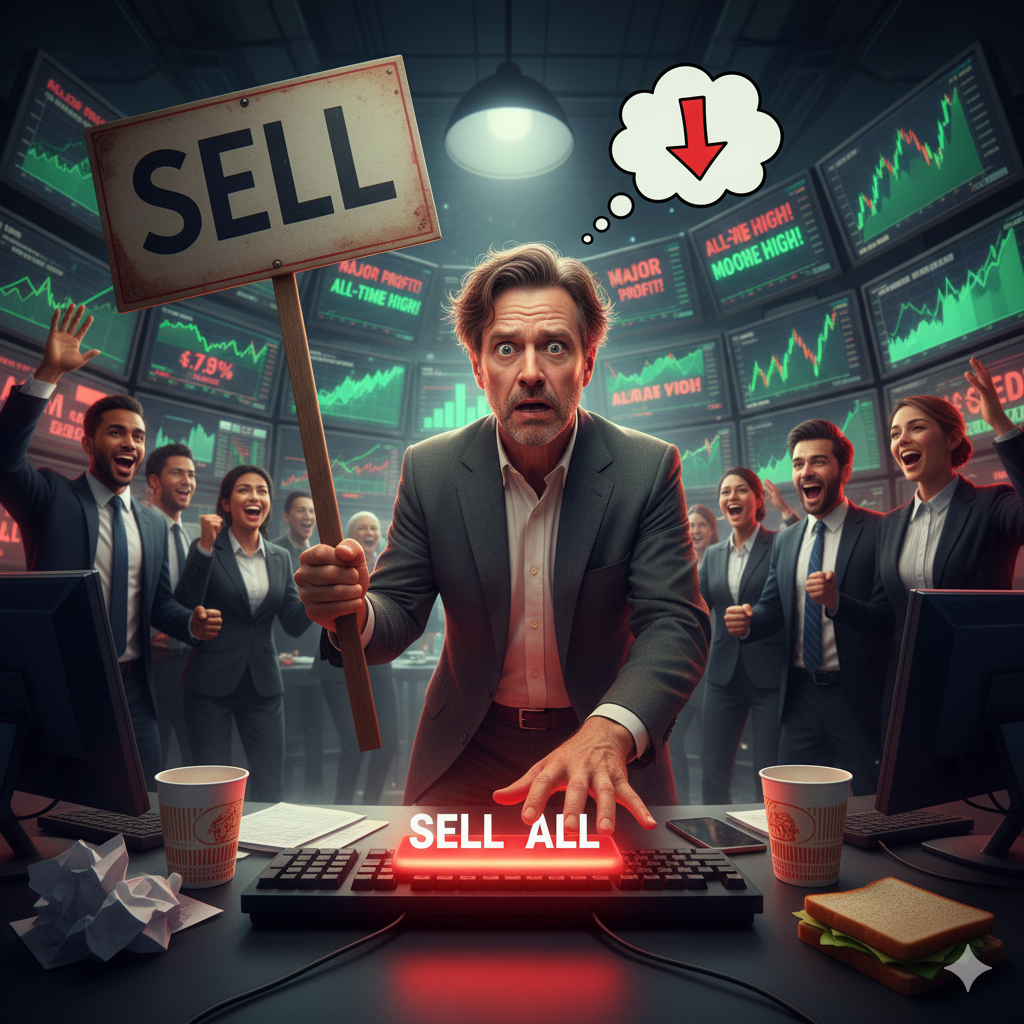 주식을 파는 사람들