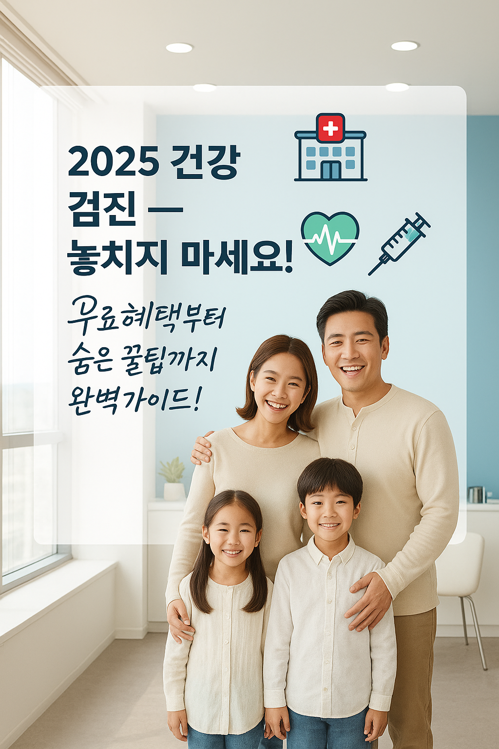 2025 건강검진 - 놓치지 마세요!