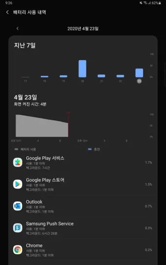 갤럭시 탭 배터리 성능 확인하는 법 알아보기로 안내_10