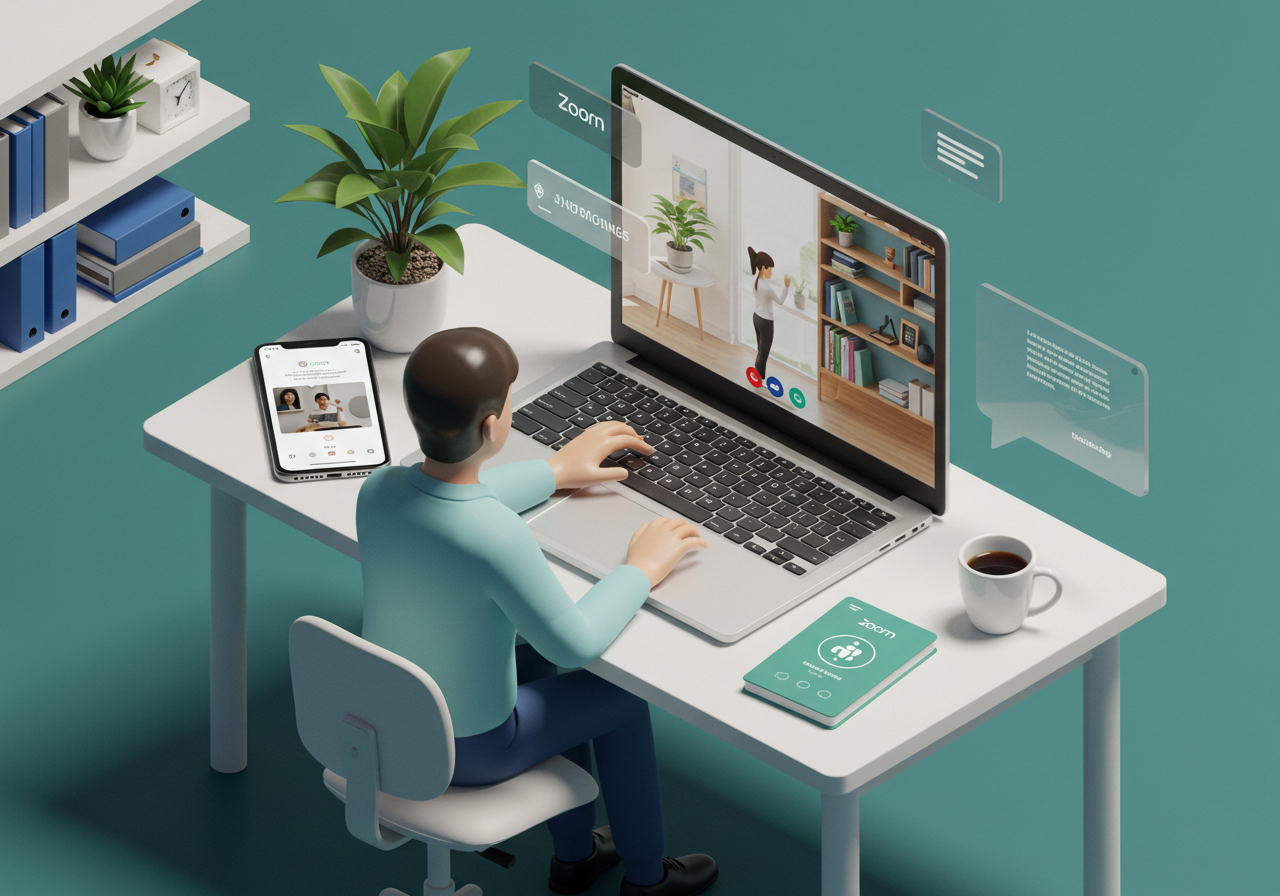 줌 Zoom 배경화면 설정 초간단 PC &amp; 모바일 완벽 정복!