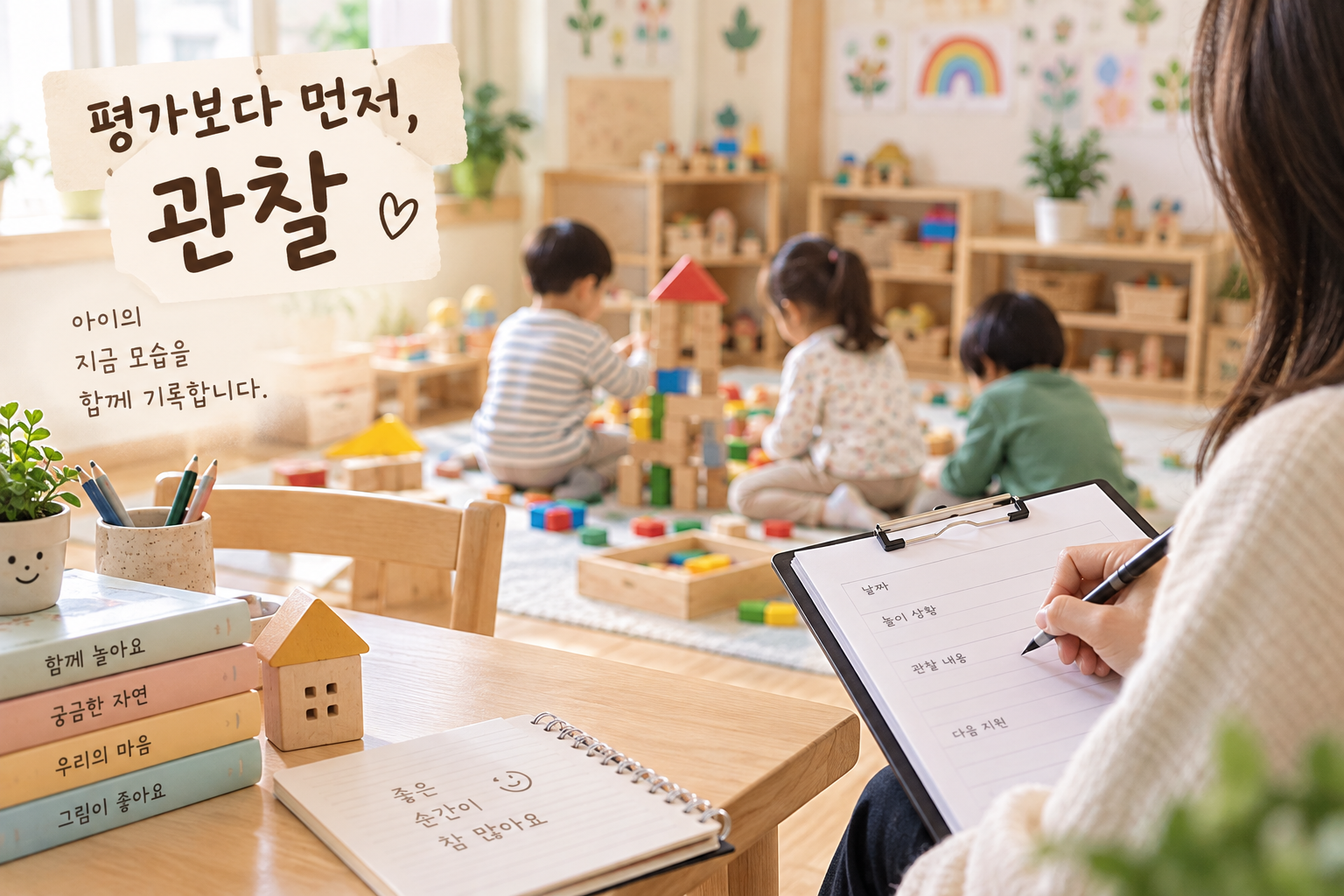 아이들의 놀이를 기록하는 따뜻한 교실