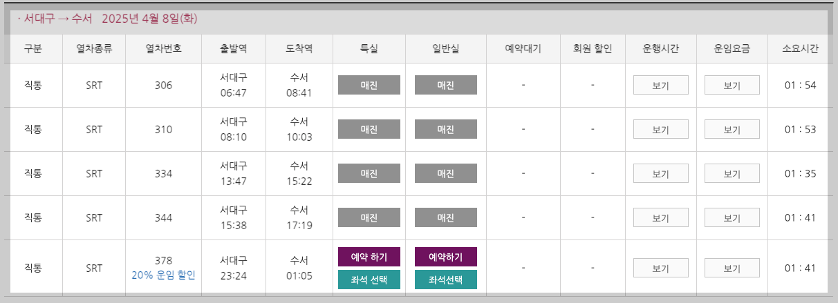 서대구역 SRT 시간표, 예매, 요금, 주차장 등 3분 총정리