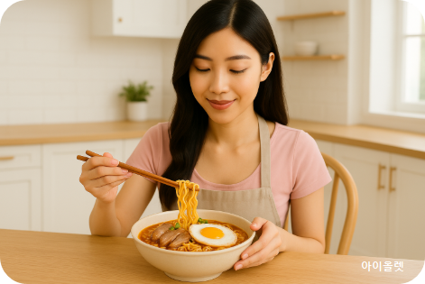 고기 토핑으로 완성하는 ‘한 그릇 라면 정식’