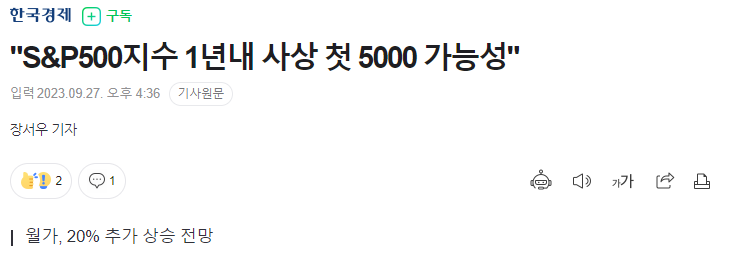 S&P500지수