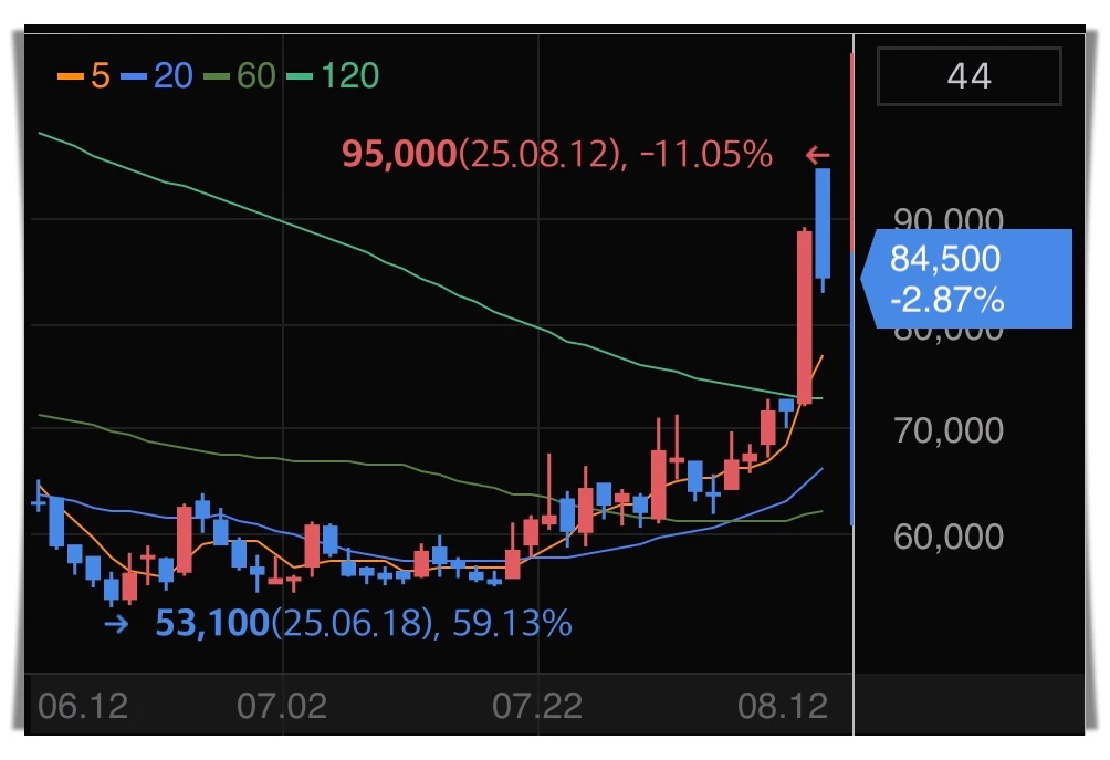 엔켐-주가-그래프