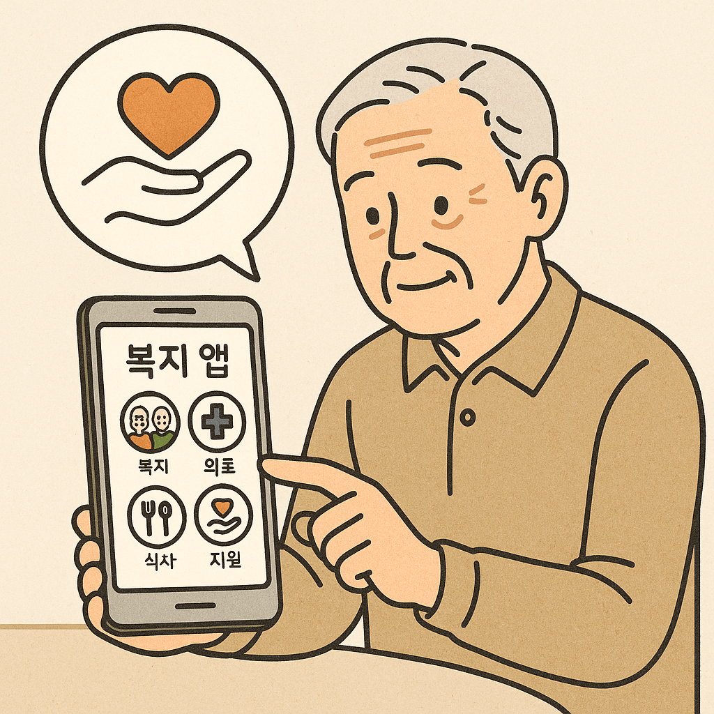 시니어가 자주 사용하는 복지 앱