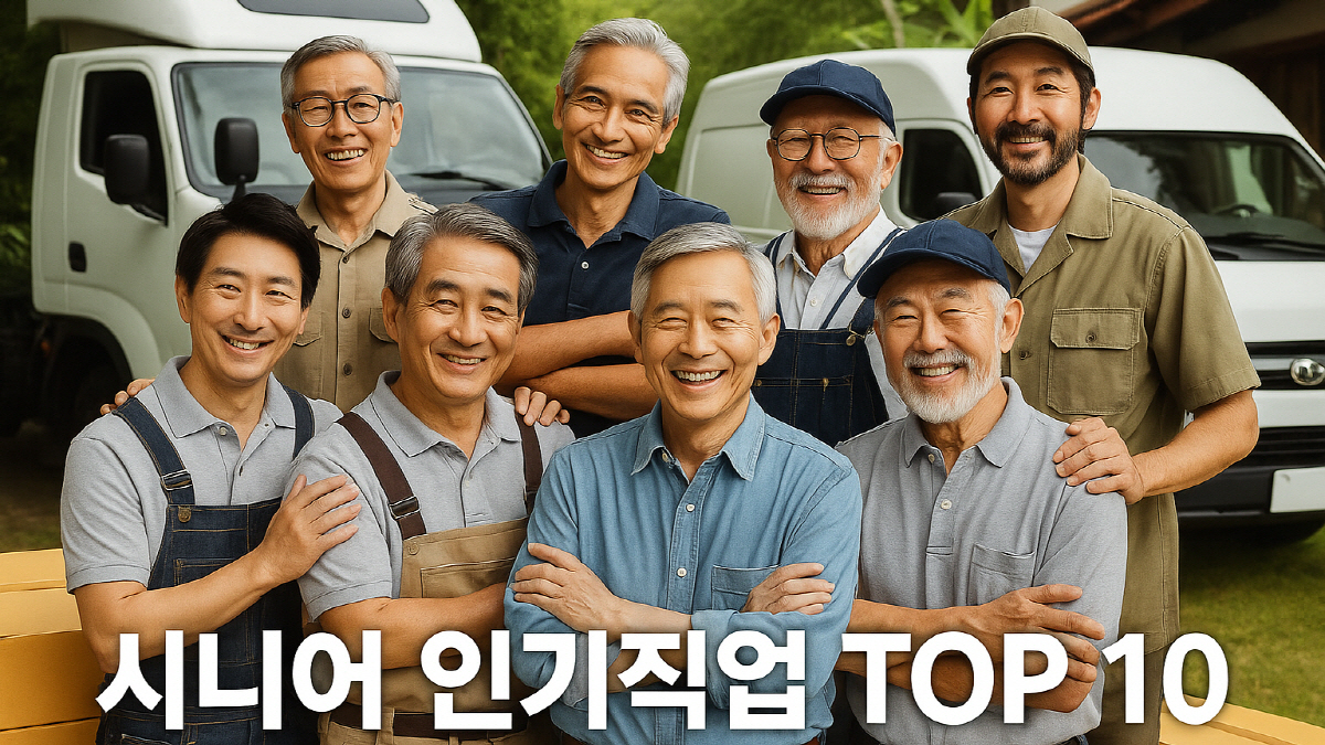 시니어 인기직업 10가지